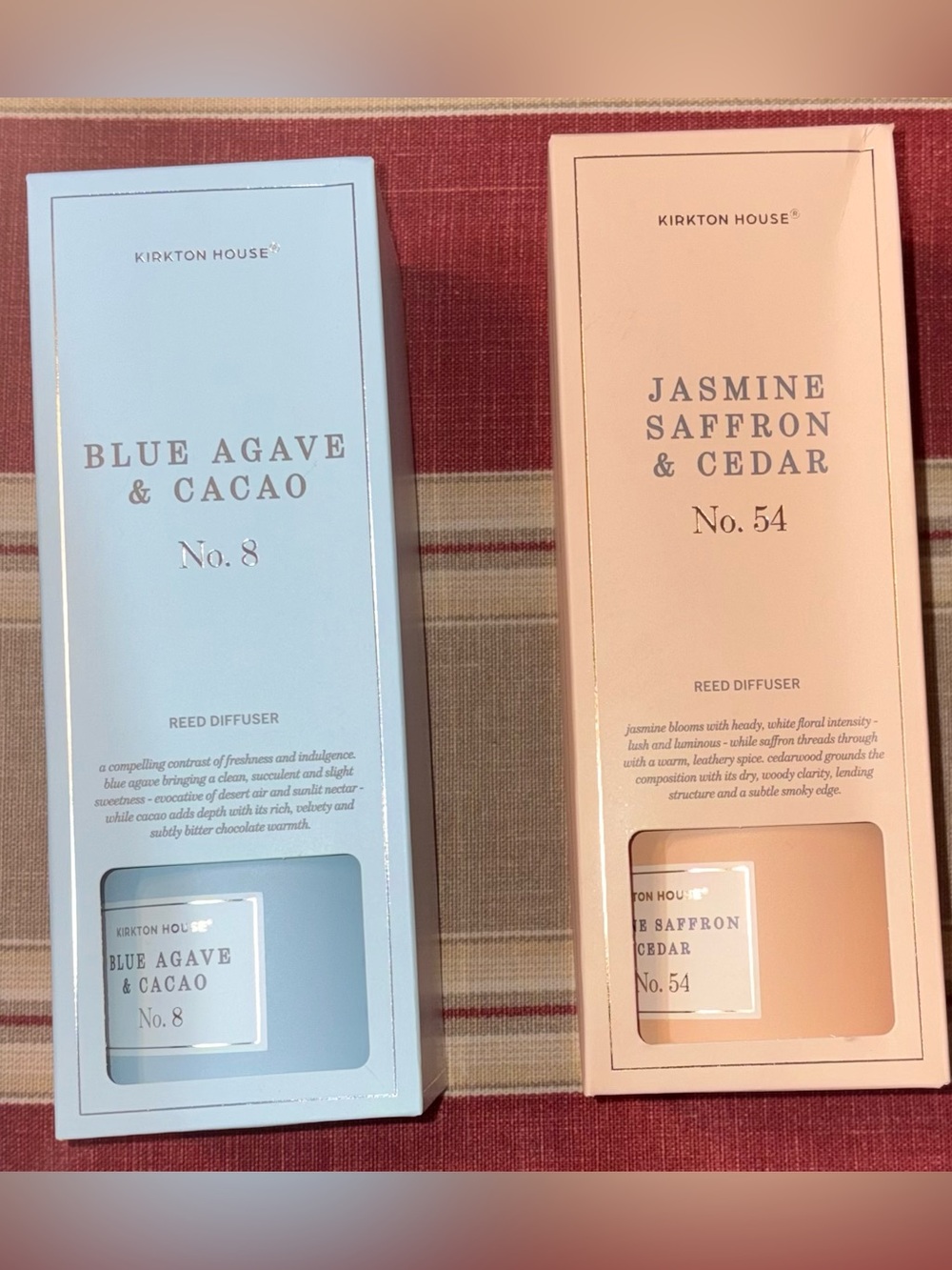 Choice Kirkton House Reed Diffuser - Blue Agave & Cacao OR Jasmine, Saff & Cedar